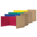 Flipside Corrugated Privacy Shield, 18in x 48in, Assorted Colors, PK24 61849